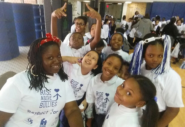 students in the Rise Above Bullying program