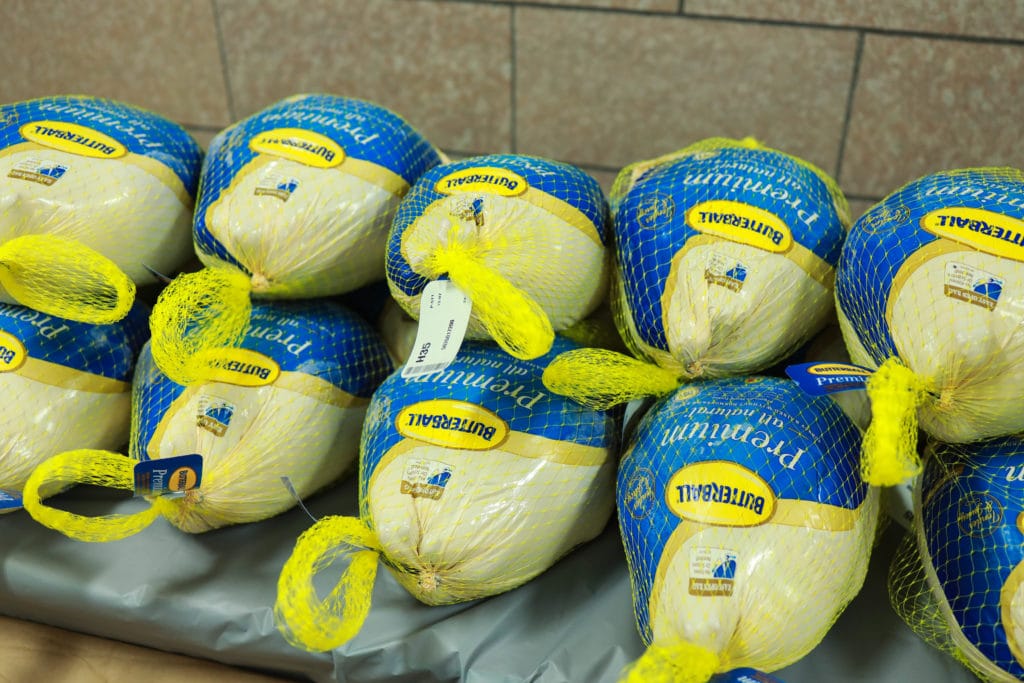 Counseling In Schools shares: A-Tech had a number of turkeys donated locally to distribute to families for their winter holiday meals.